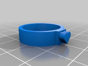 corazón anillo los anillos personalizado 3d print model - Mito3D