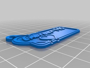 my customized embraer-145 keychains 3d print model - Mito3D
