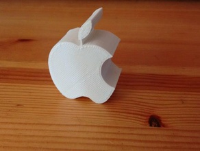 apple logosu işaretler logoları 3d print model - Mito3D