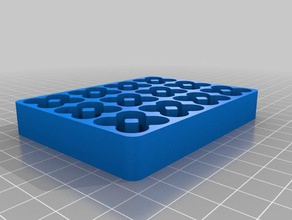 48 aaa battery tray organization customized 3d print model - Mito3D