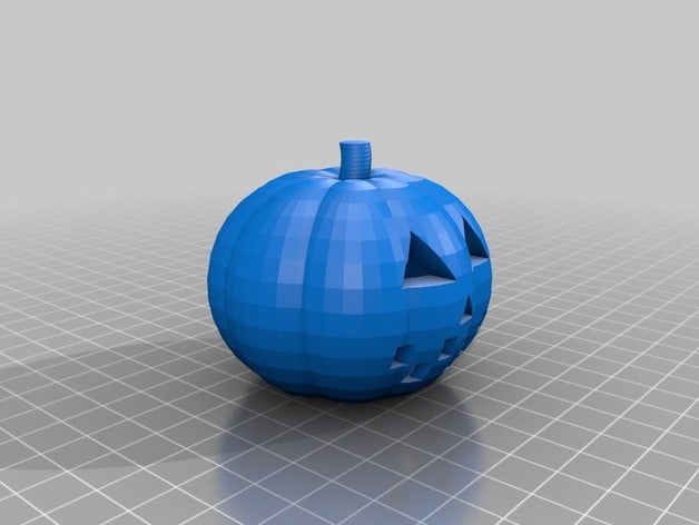 j-vermelhos personalizado jack-o-lantern decoração 3D print model - Mito3D