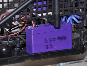 kleine lipo Batterie box rc dune buggy Fahrzeuge 3d print model - Mito3D