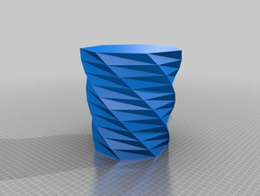 7-sided vase containers customized 3d print model - Mito3D