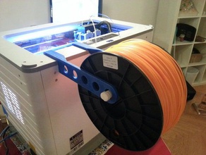 flashforge dreamer 3d printer filament hanging hook feeder nunus accessories 3d print model - Mito3D