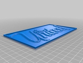 logo brendan simpson imprimer en 3d 2d art personnalisé 3d print model - Mito3D
