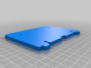 blank ff Schöpfer Holz backplate 3d Drucker - Zubehör angepasst 3d print model - Mito3D