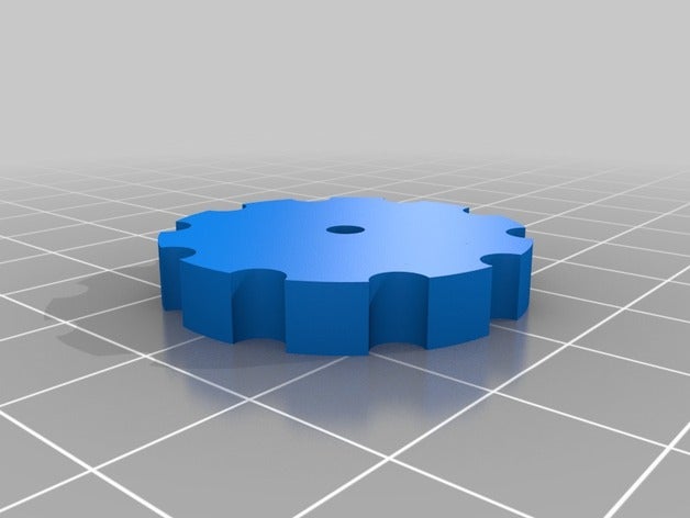 cama botão ajustador m3 porca dentro 3d a impressora partes 3D print model - Mito3D