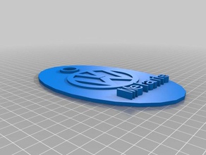 melanievwkeyring de porte-clés personnalisé 3d print model - Mito3D