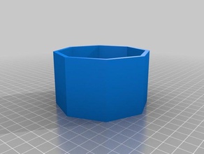 pt45 customized parametric polygonal box containers 3d print model - Mito3D