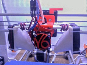 e3d v6 mount inductive sensor printer extruders bowden extruder e3dv6 hotend probe prusa i3 rework z-probe 3d print model - Mito3D