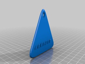 my customized golf bag tag 2 sport outdoors 3d print model - Mito3D