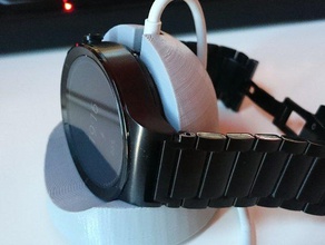 huawei watch dock gadgets Nachttisch-Uhr stehen huawei-Uhr die smartwatch 3d print model - Mito3D