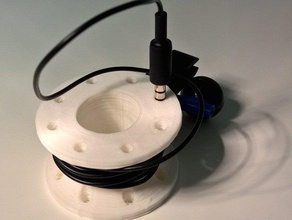 headset winder audio headphone holder playstation 4 3d print model - Mito3D