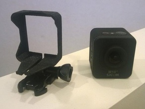 sjcam M12+ ince çerçeve monte edin kamera m10plus 3d print model - Mito3D