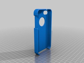 novo planície iphone 55s caso 3d impressão 3d print model - Mito3D