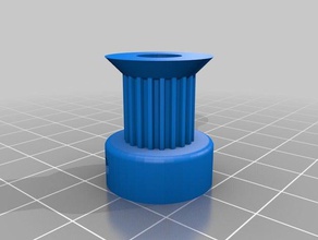 gt2 pulley 8mm shaft 3d printer parts customized 3d print model - Mito3D
