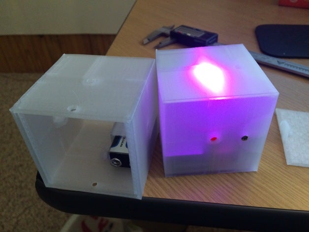 illuminazione a led di colore dadi il progetto elettronico l'elettronica sensore orientamento 3D print model - Mito3D