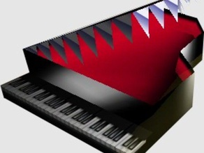 mad Klavier Modell Möbel 3d print model - Mito3D