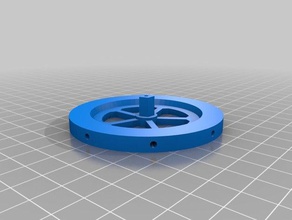 roue de la balance des trous grub vis réglage vitesse mécanique les jouets précision l'horloge échappement 3d print model - Mito3D
