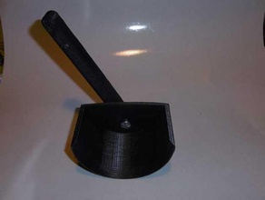 shovel 10cm hinged splint household 3d print model - Mito3D