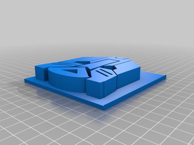 autobot symbol 3d drucken 3D print model - Mito3D