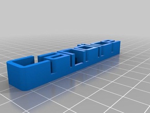 meu personalizada 3d placa com o nome de candy esculturas 3d print model - Mito3D
