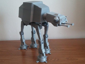 at-motorlu star wars hobi <url> atat clockwork vites Robotik oyuncak araç yürüyüş 3d print model - Mito3D