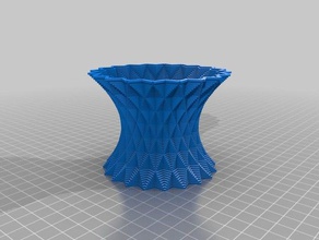 2 özel Kare vazo dekor 3d print model - Mito3D