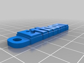 ethans keychain organization customized 3d print model - Mito3D