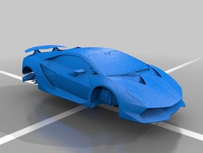 nfsr lamborghini sesto elemento sólo el cuerpo 3d la impresión coche 3d print model - Mito3D