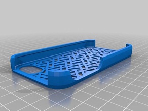 traingle caso di iphone mobile personalizzato 3d print model - Mito3D