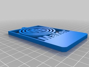 maker customizable badge gimbal office 3d print model - Mito3D