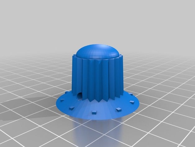 il mio personalizzato knob2 di sostituzione parti 3D print model - Mito3D