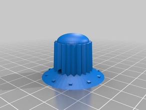 il mio personalizzato knob2 di sostituzione parti 3d print model - Mito3D