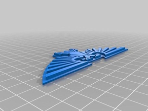 imperial aquila accesorios símbolo warhammer 40k 3d print model - Mito3D