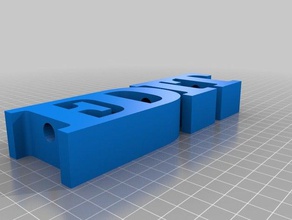 texto de titular un lápiz edición signos logotipos personalizado 3d print model - Mito3D