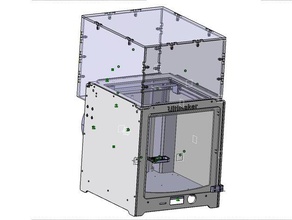 ultimaker 2 door enclosure 3d printer accessories 3d print model - Mito3D