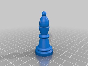 chess bishop 3d printing 3d print model - Mito3D