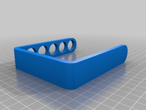 toothbrush holder 5 bathroom customized 3d print model - Mito3D