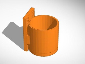 cup holder 3d printing backpack 3d print model - Mito3D
