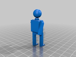 uomo robot statua robotica 3d print model - Mito3D