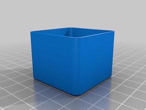 square cup 30h40w organization customized 3d print model - Mito3D