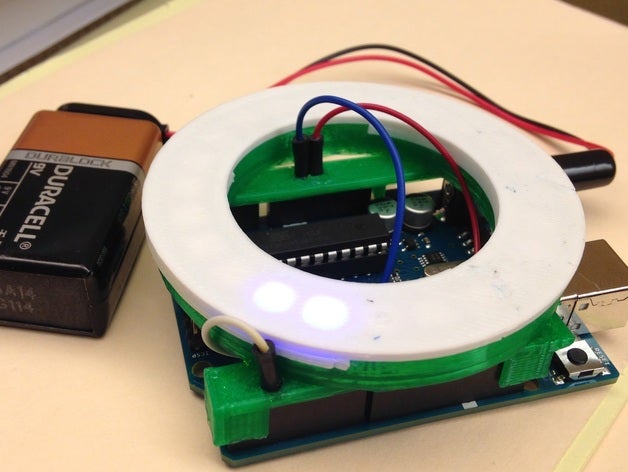 neopixel ring 24 led-arduino-shield Elektronik 3D print model - Mito3D