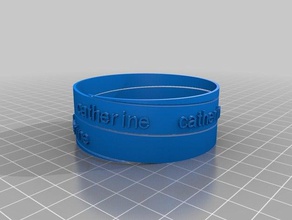 catherine bracelet art customized 3d print model - Mito3D