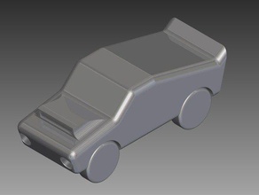 jouet de voiture muscle les jouets jeux amusant 3d print model - Mito3D