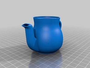 smily mini teapot set toys games 3d print model - Mito3D
