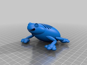 croar de la rana 3d impresión 3d print model - Mito3D