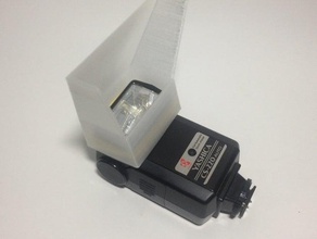 flash diffuser camera 3d print model - Mito3D