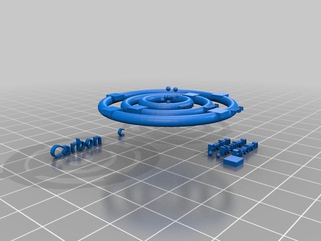 atom-display Modelle 3D print model - Mito3D