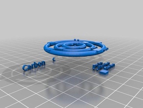 atome d'affichage modèles 3d print model - Mito3D